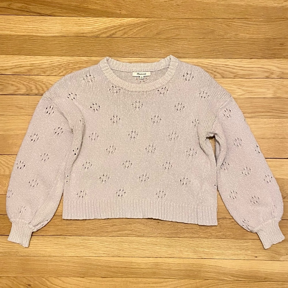 Lavender Madewell sweater
